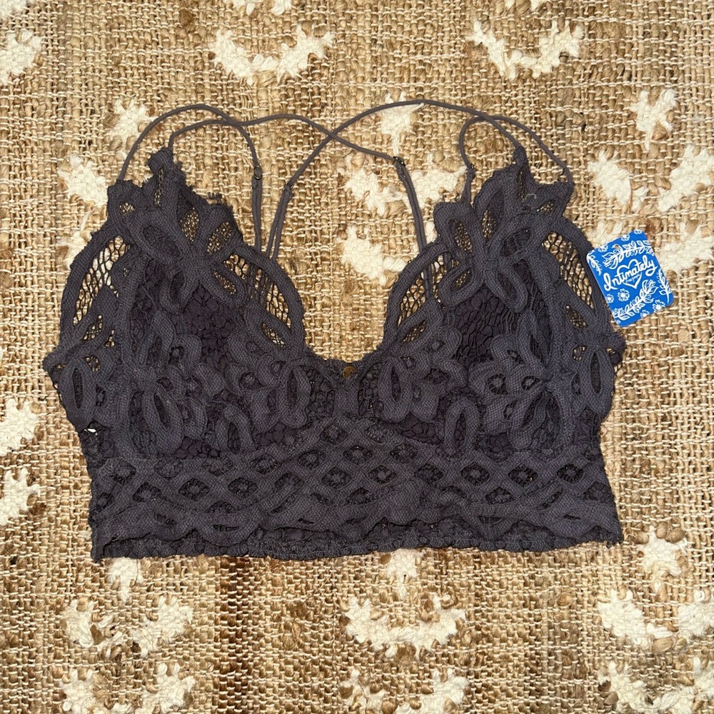 Free People Adella Bralette Purple